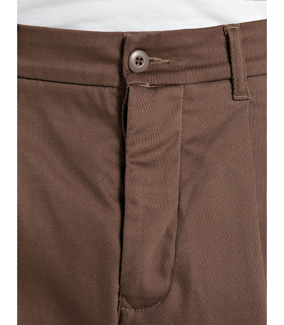 リラックスレギュラーフィットコットンツイルパンツ 詳細画像 ブラウン 4